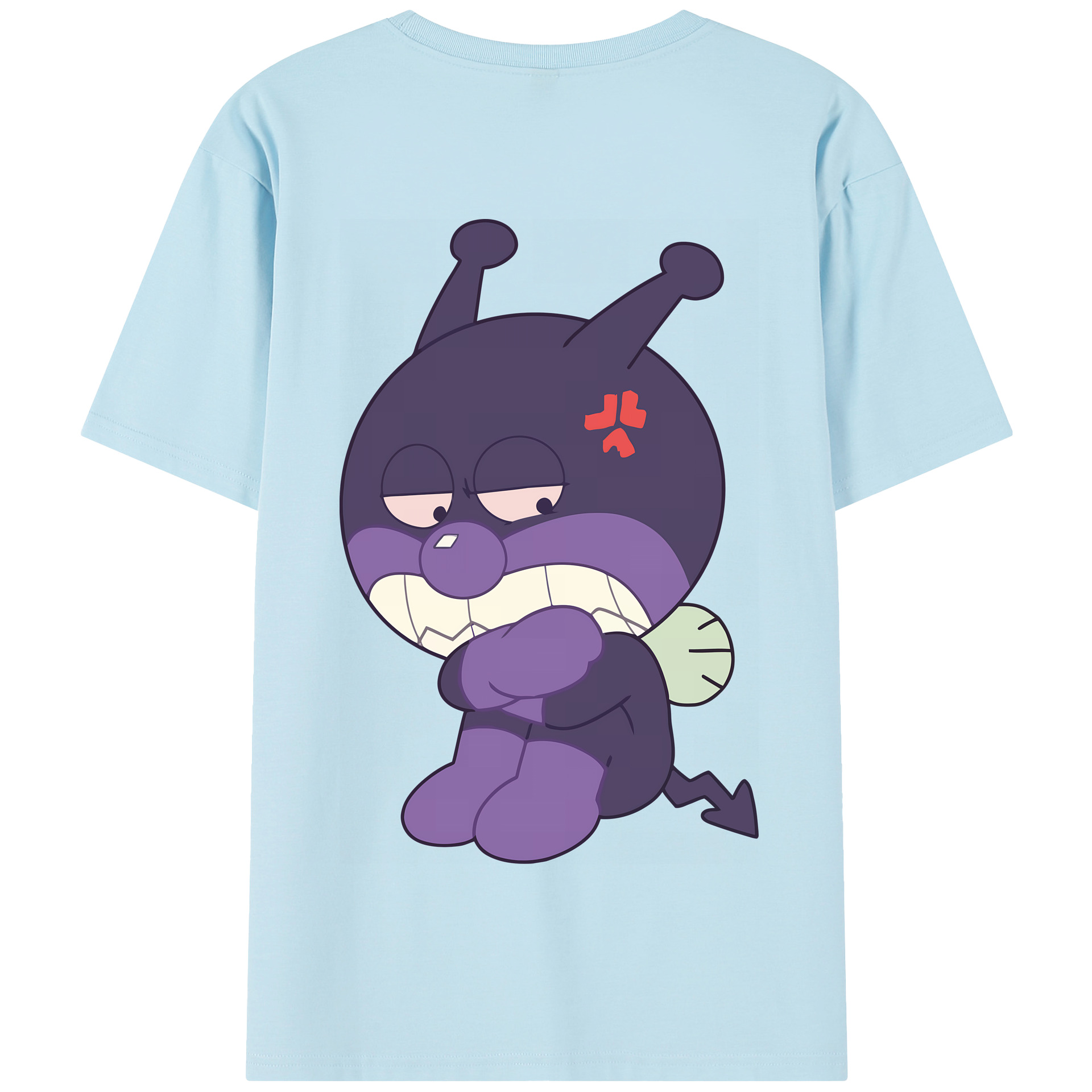 （画像用） アンパンマン Anpanman 綿100％半袖Tシャツ（背面プリント）